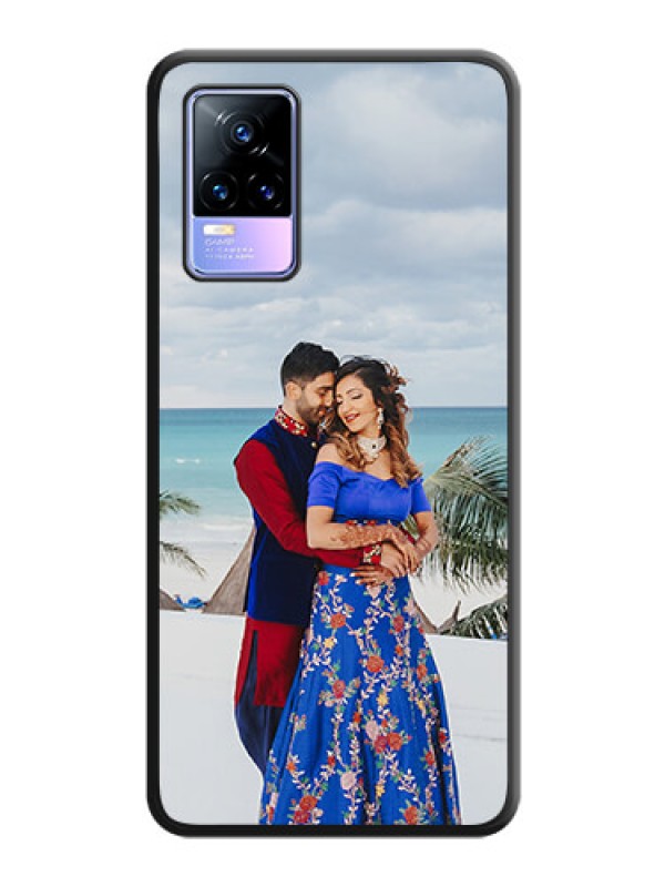 Custom Full Single Pic Upload On Space Black Personalized Soft Matte Phone Covers -Vivo Y73