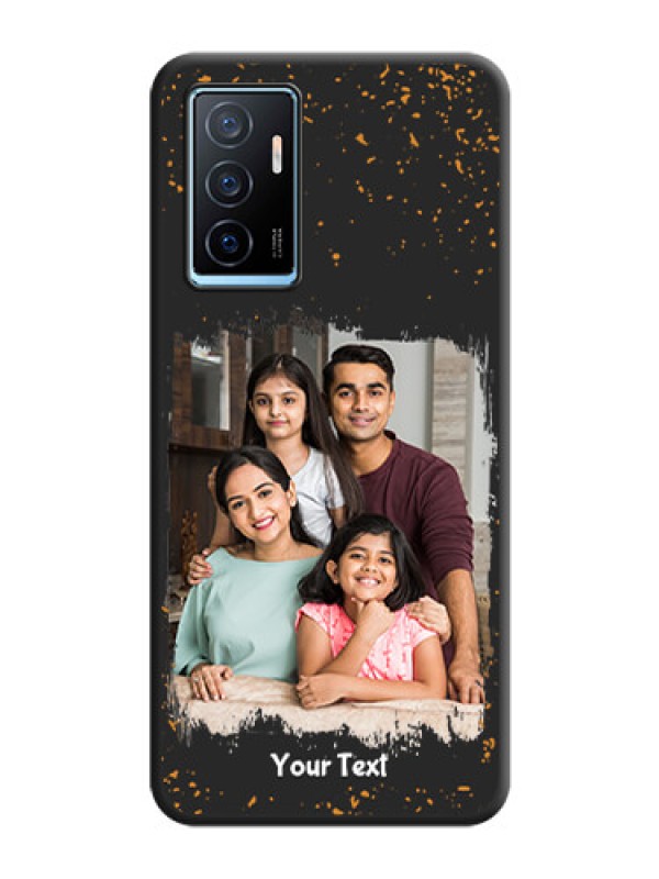 Custom Spray Free Design on Photo on Space Black Soft Matte Phone Cover - Vivo Y75 4G