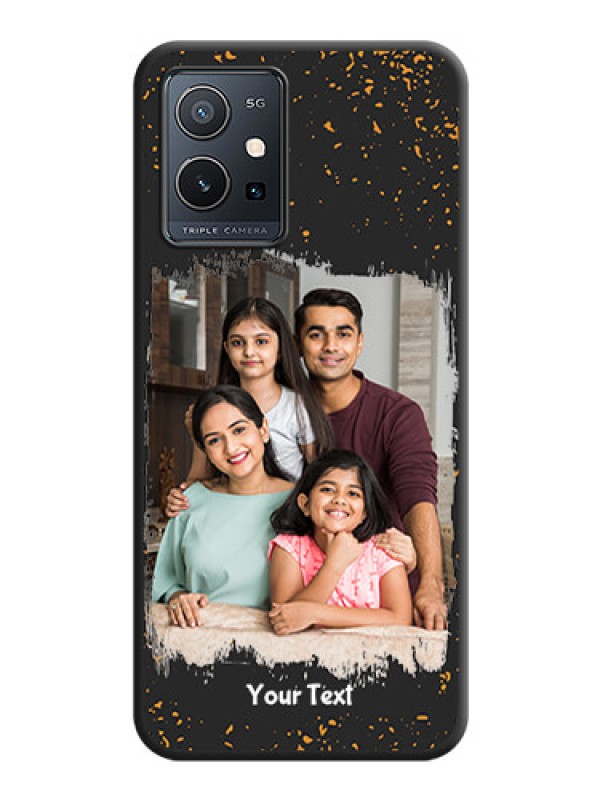 Custom Spray Free Design on Photo on Space Black Soft Matte Phone Cover - Vivo Y75 5G