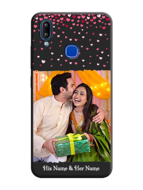 Custom Fall in Love with Your Partner  - Photo on Space Black Soft Matte Phone Cover - Vivo Y91
