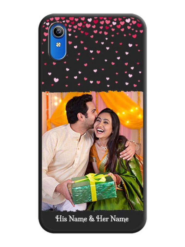 Custom Fall in Love with Your Partner  on Photo on Space Black Soft Matte Phone Cover - Vivo Y91i