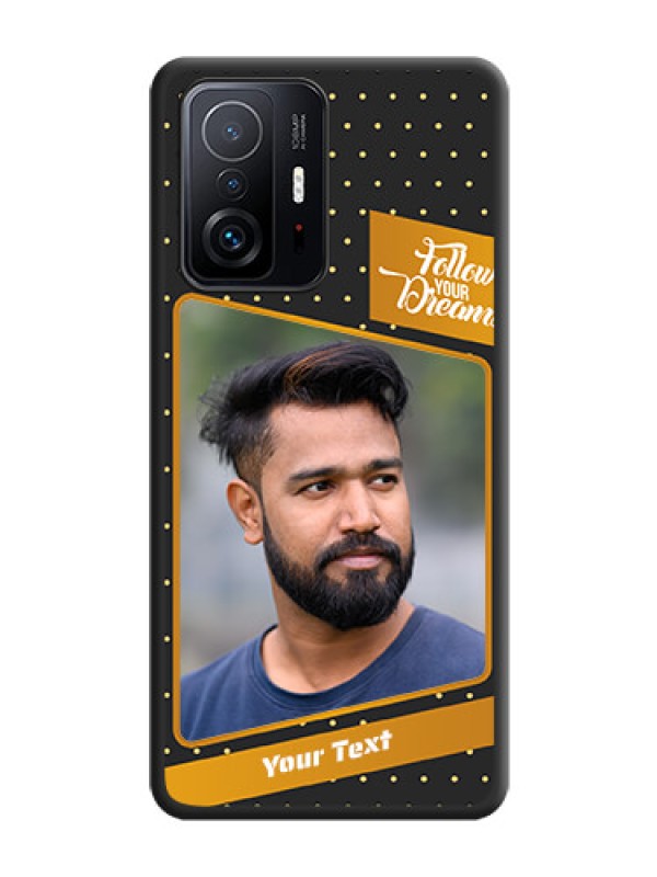 Custom Follow Your Dreams with White Dots on Space Black Custom Soft Matte Phone Cases - Xiaomi 11T Pro 5G