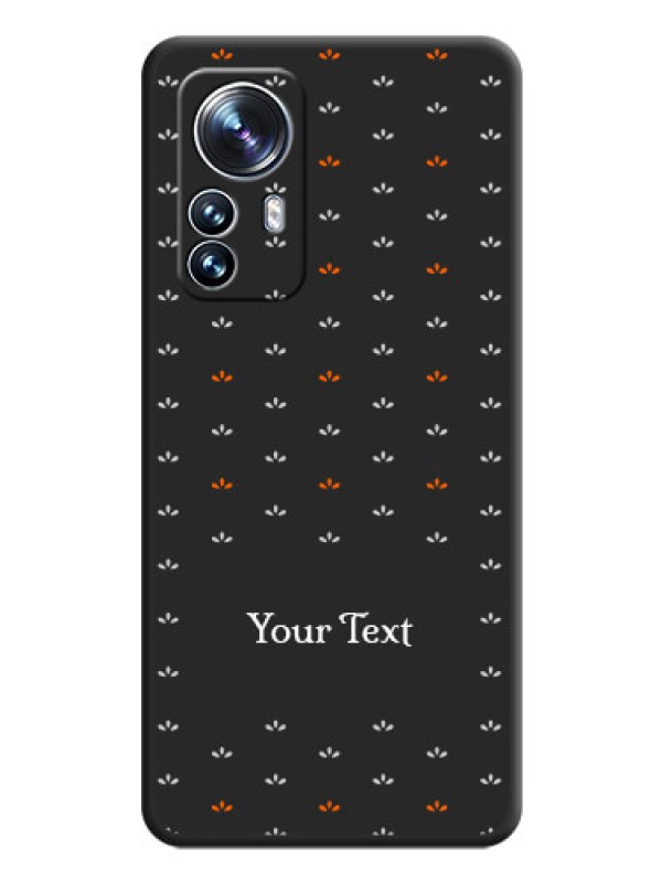 Custom Simple Pattern With Custom Text On Space Black Personalized Soft Matte Phone Covers -Xiaomi 12 Pro 5G