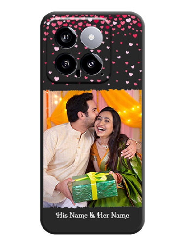 Custom Fall in Love with Your Partner - Photo on Space Black Soft Matte Phone Cover - Xiaomi 14 5G