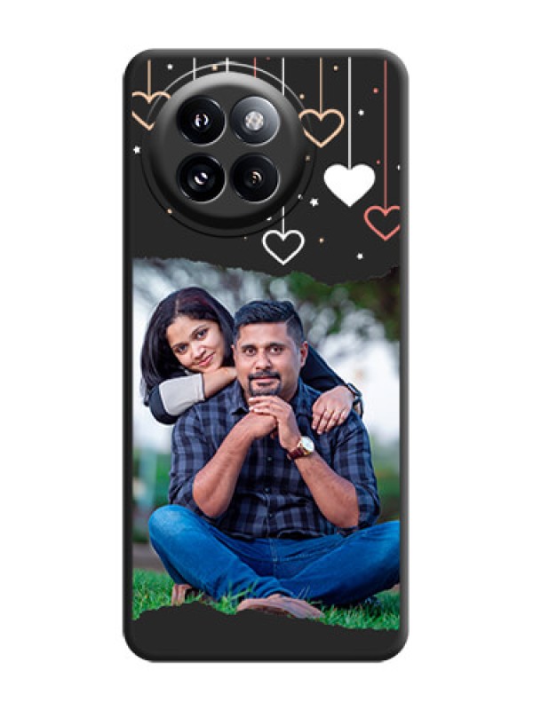 Custom Love Hangings with Splash Wave Picture On Space Black Custom Soft Matte Mobile Back Cover - Xiaomi 14 Civi