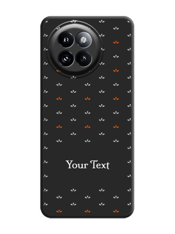 Custom Simple Pattern With Custom Text On Space Black Custom Soft Matte Mobile Back Cover - Xiaomi 14 Civi