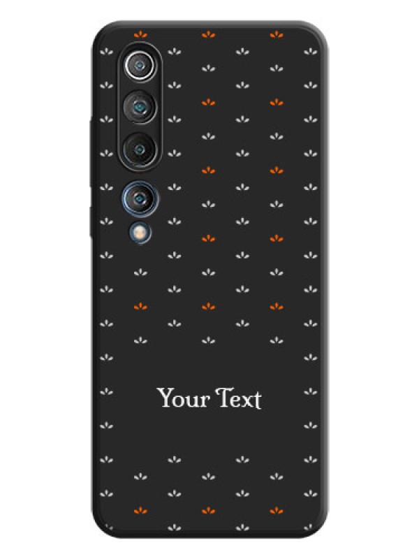 Custom Simple Pattern With Custom Text On Space Black Personalized Soft Matte Phone Covers -Xiaomi Mi 10 5G