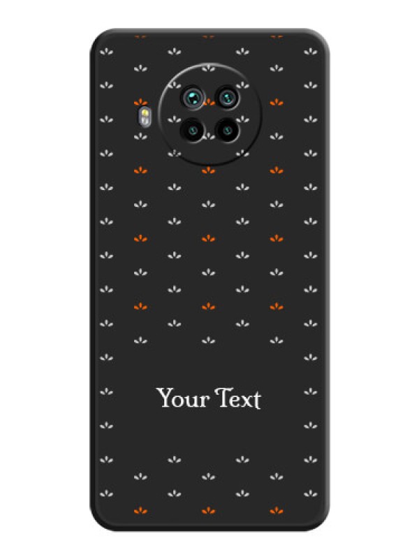 Custom Simple Pattern With Custom Text On Space Black Personalized Soft Matte Phone Covers -Xiaomi Mi 10I 5G