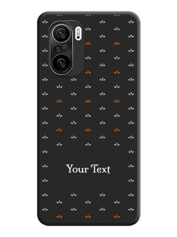 Custom Simple Pattern With Custom Text On Space Black Personalized Soft Matte Phone Covers -Xiaomi Mi 11X 5G