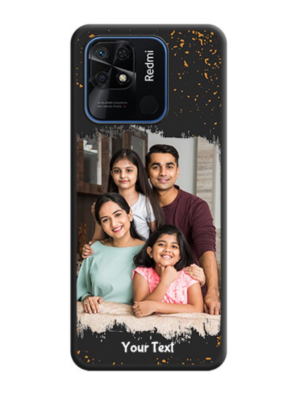 Custom Spray Free Design on Photo on Space Black Soft Matte Phone Cover - Redmi 10 Power
