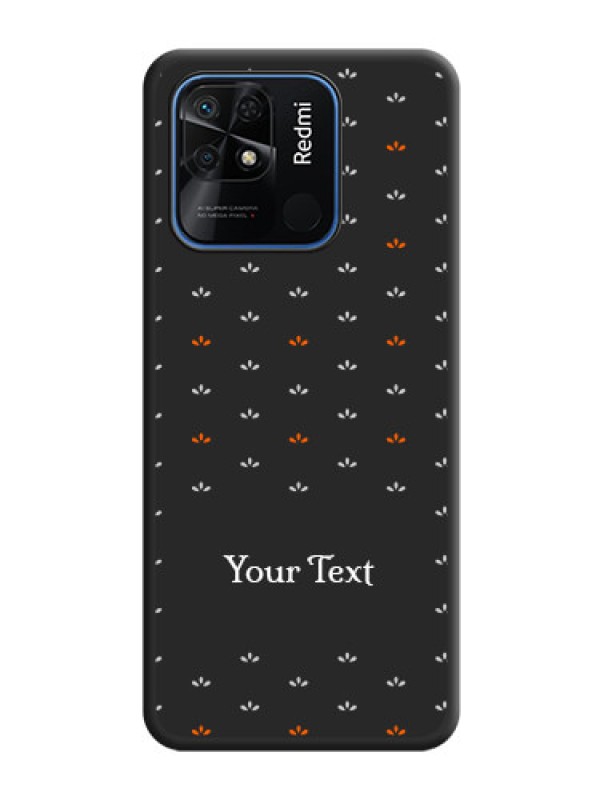 Custom Simple Pattern With Custom Text On Space Black Personalized Soft Matte Phone Covers -Xiaomi Redmi 10 Power