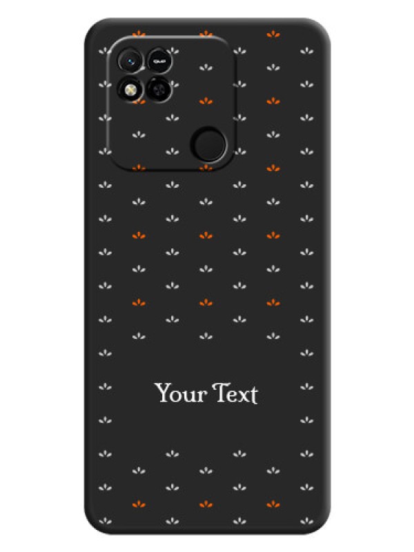 Custom Simple Pattern With Custom Text On Space Black Personalized Soft Matte Phone Covers -Xiaomi Redmi 10A Sport