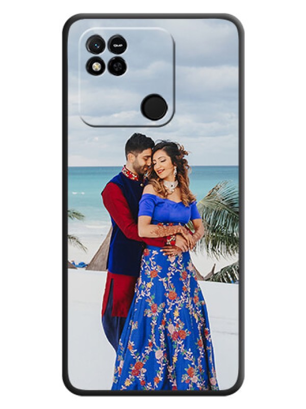 Custom Full Single Pic Upload On Space Black Personalized Soft Matte Phone Covers -Xiaomi Redmi 10A