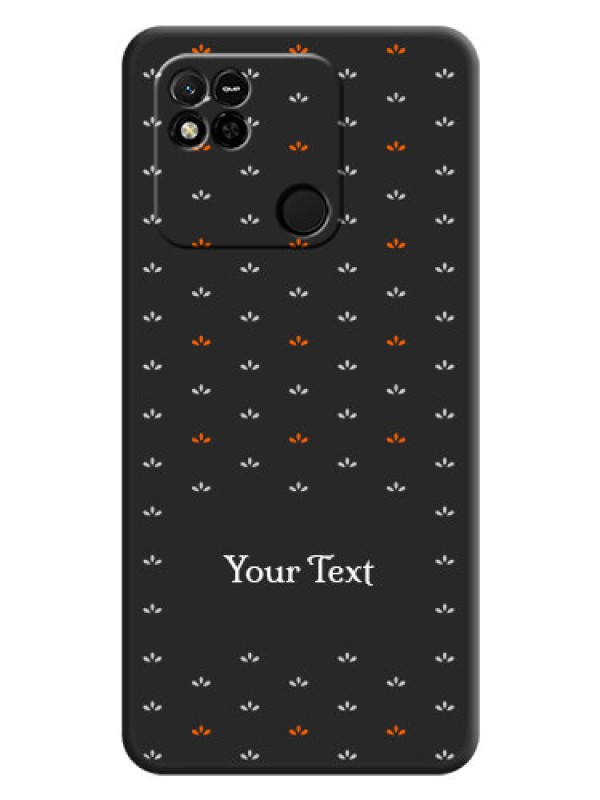 Custom Simple Pattern With Custom Text On Space Black Personalized Soft Matte Phone Covers -Xiaomi Redmi 10A