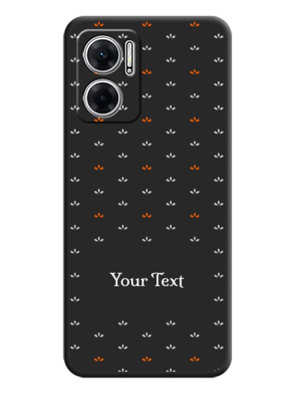 Custom Simple Pattern With Custom Text On Space Black Personalized Soft Matte Phone Covers -Xiaomi Redmi 11 Prime 5G