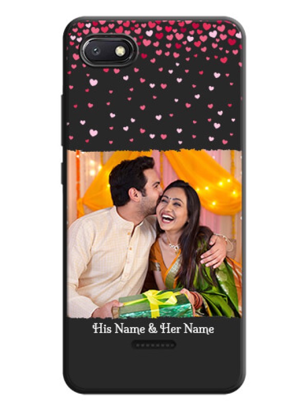 Custom Fall in Love with Your Partner  - Photo on Space Black Soft Matte Phone Cover - Redmi 6A