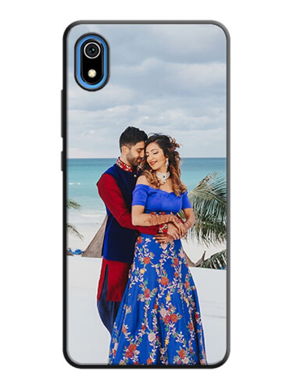 Custom Full Single Pic Upload On Space Black Personalized Soft Matte Phone Covers -Xiaomi Redmi 7A