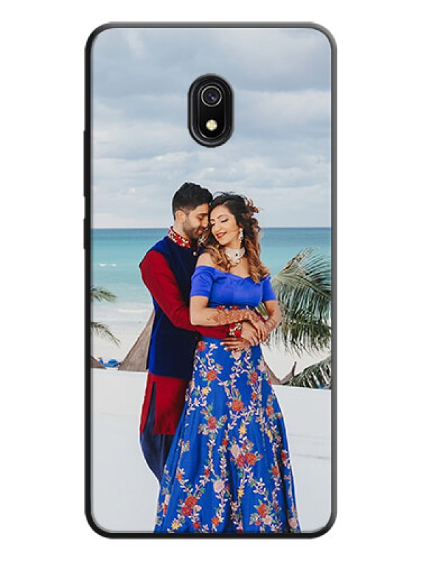 Custom Full Single Pic Upload On Space Black Personalized Soft Matte Phone Covers -Xiaomi Redmi 8A