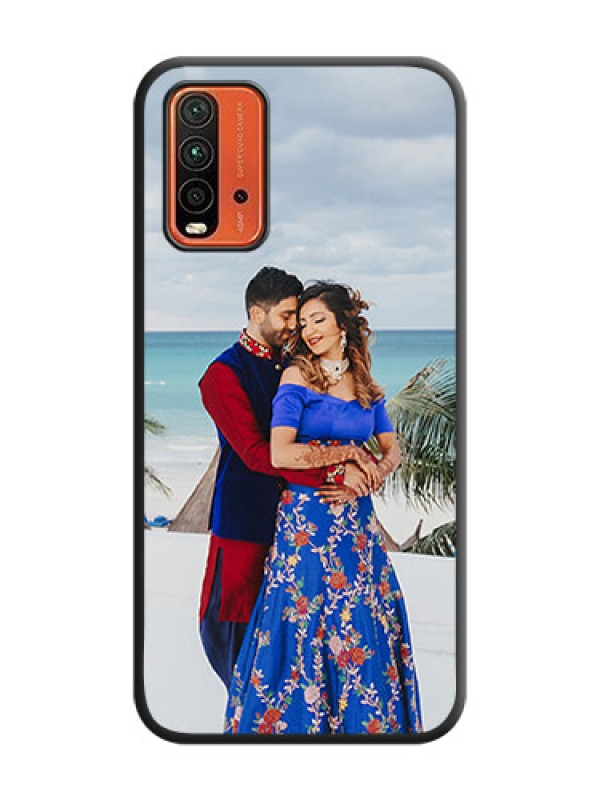 Custom Full Single Pic Upload On Space Black Personalized Soft Matte Phone Covers -Xiaomi Redmi 9 Power
