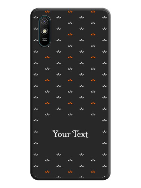 Custom Simple Pattern With Custom Text On Space Black Personalized Soft Matte Phone Covers -Xiaomi Redmi 9A Sport