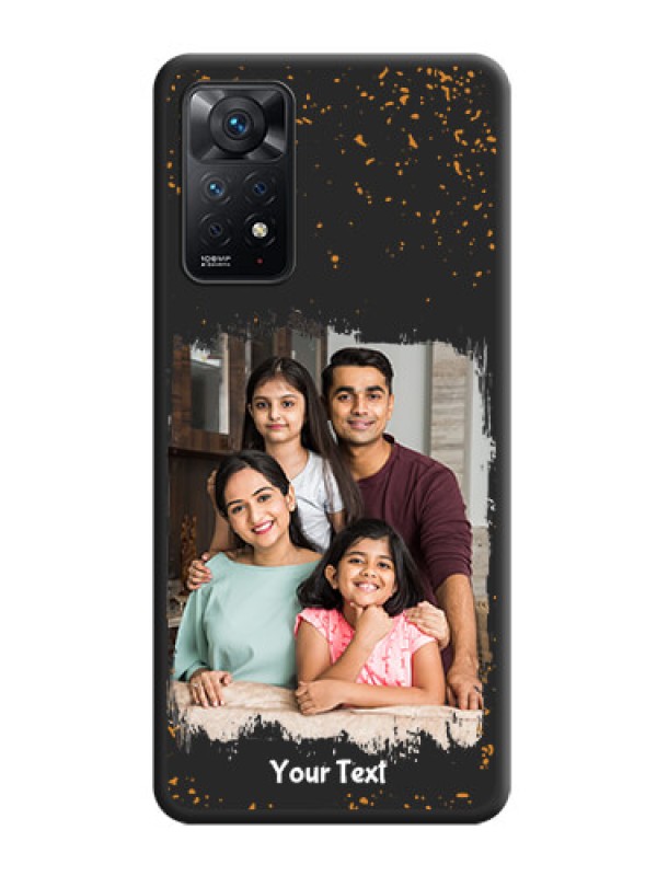 Custom Spray Free Design on Photo on Space Black Soft Matte Phone Cover - Redmi Note 11 Pro 5G