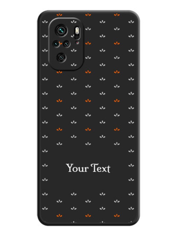 Custom Simple Pattern With Custom Text On Space Black Personalized Soft Matte Phone Covers -Xiaomi Redmi Note 11 Se