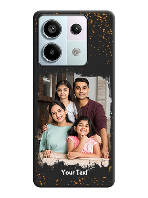 Custom Spray Free Design - Photo on Space Black Soft Matte Phone Cover - Redmi Note 13 Pro 5G