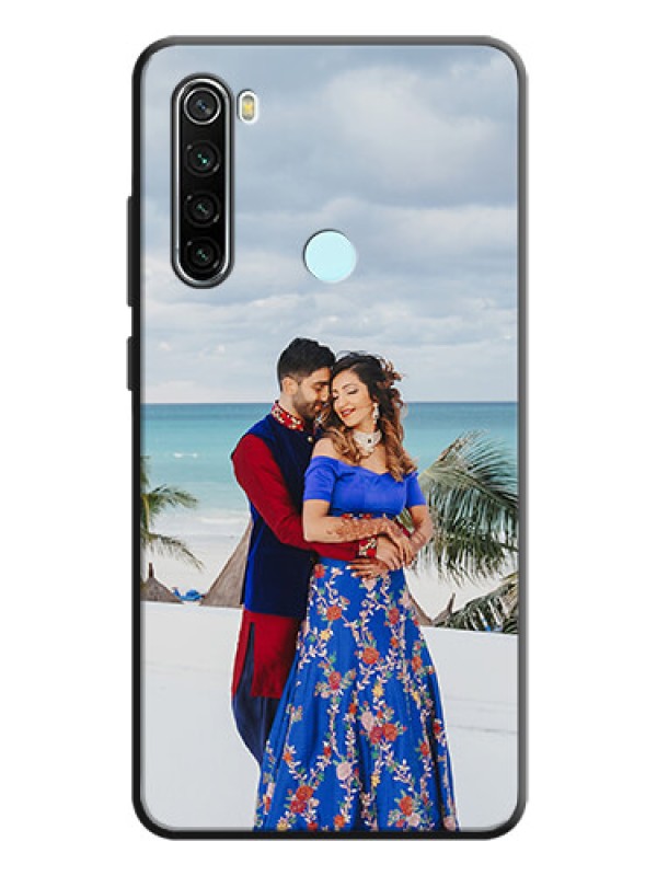Custom Full Single Pic Upload On Space Black Personalized Soft Matte Phone Covers -Xiaomi Redmi Note 8