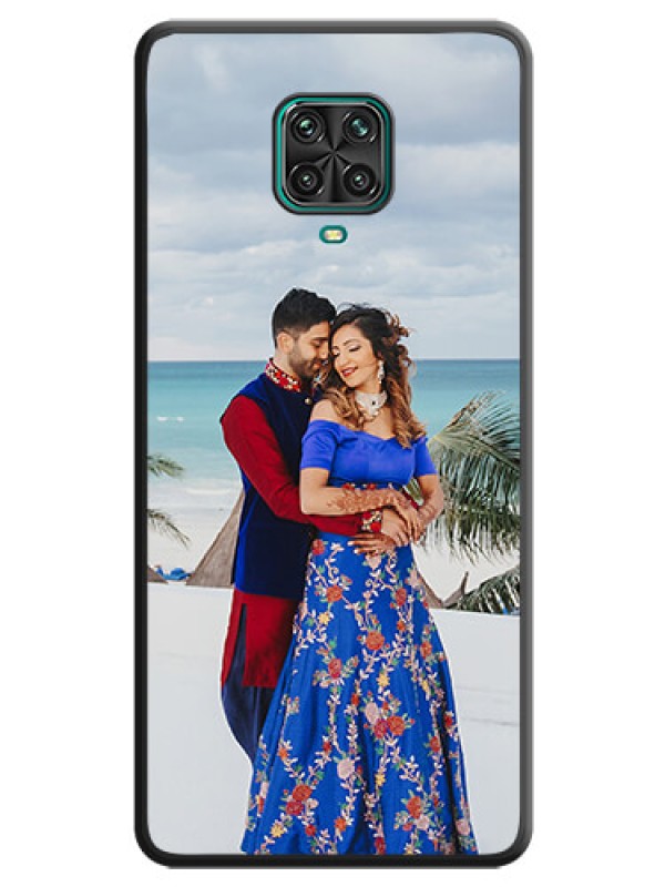 Custom Full Single Pic Upload On Space Black Personalized Soft Matte Phone Covers -Xiaomi Redmi Note 9 Pro Max