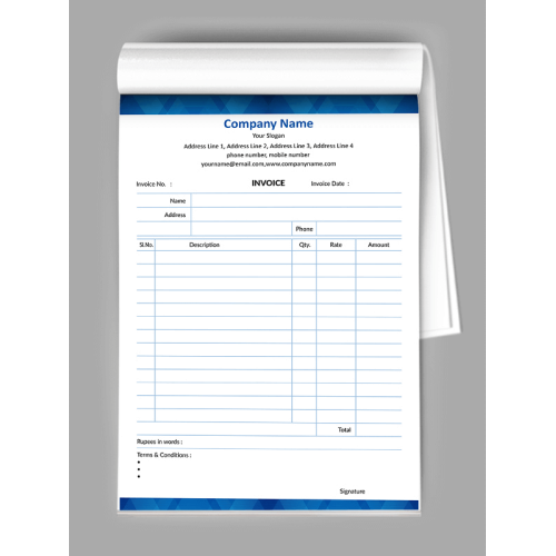 Premium Bill Book Design