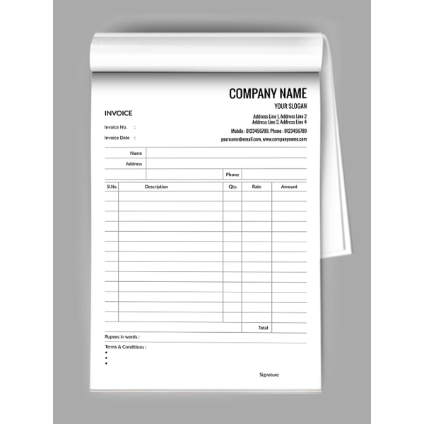 Advocate Bill Book Design Advocate Bill Book Design