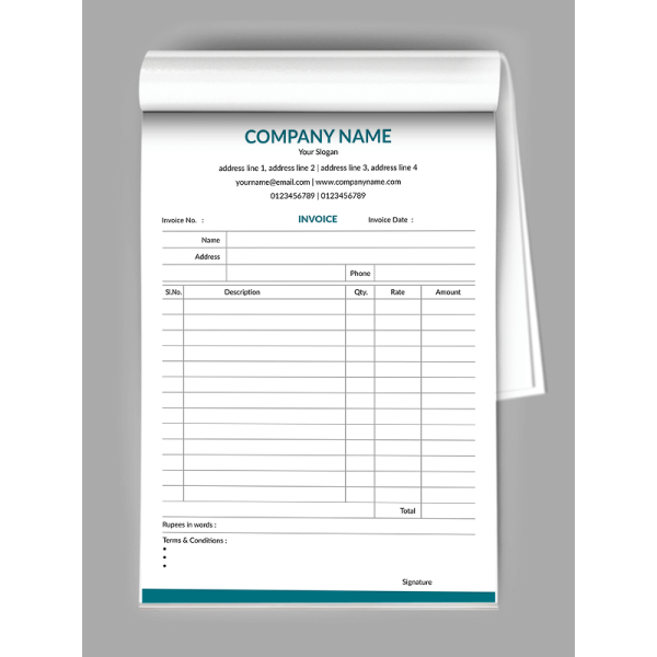 Doctors Bill Book Design Doctors Bill Book Design