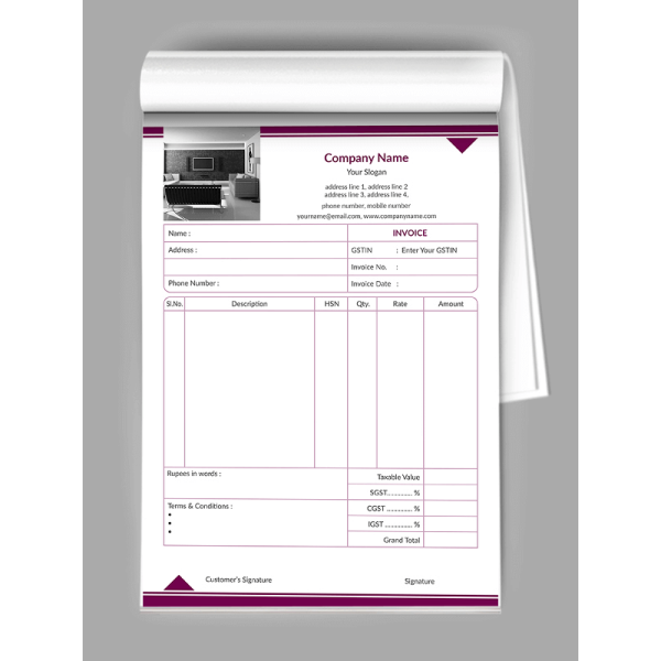 Simple Bill Book Simple Bill Book