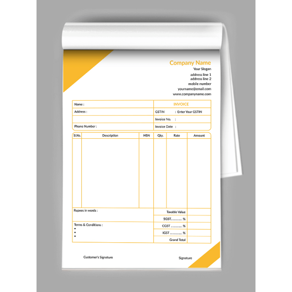 Consultancy Bill Book Consultancy Bill Book