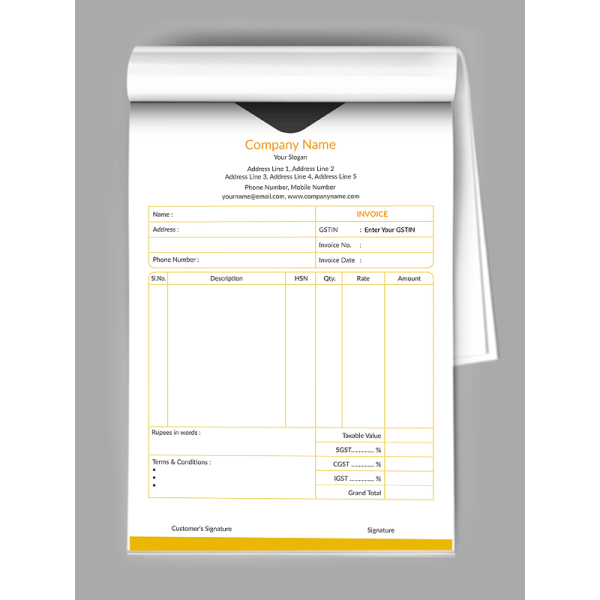 Courier Bill Book Courier Bill Book