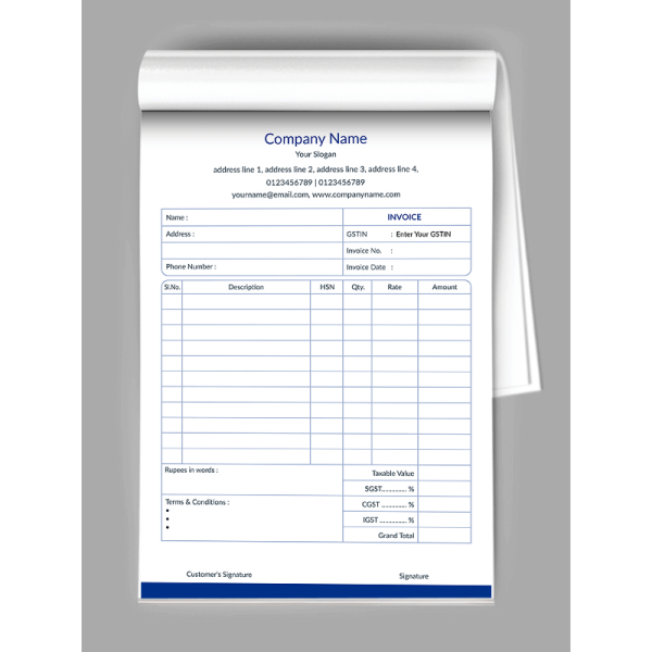 Dark Blue Bill Book Dark Blue Bill Book