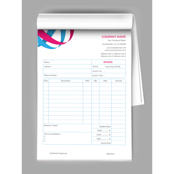 Fitness Center Bill Book Fitness Center Bill Book