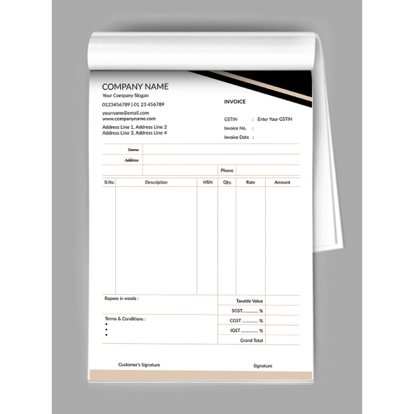 Contractor Bill Book Contractor Bill Book