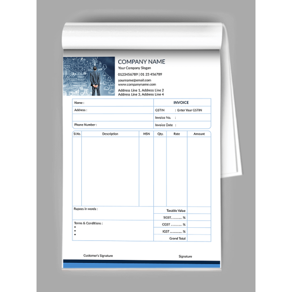 Blue And White Bill Book Blue And White Bill Book