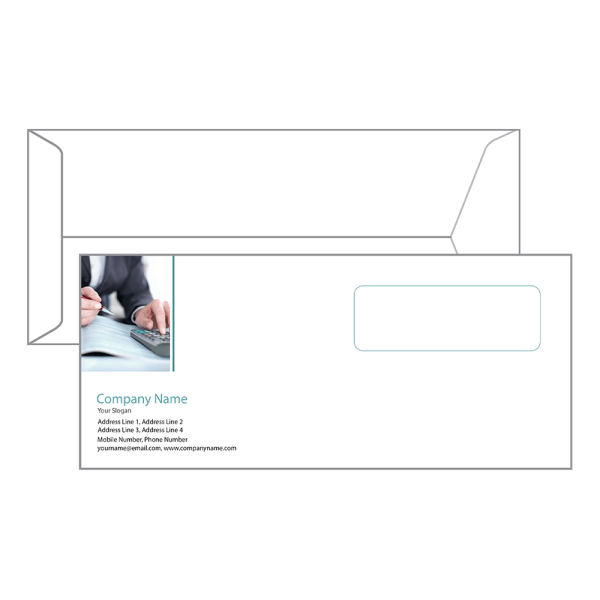 Custom Accountant Envelope Design