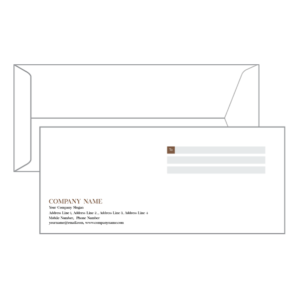 Custom Advocate Envelope Design
