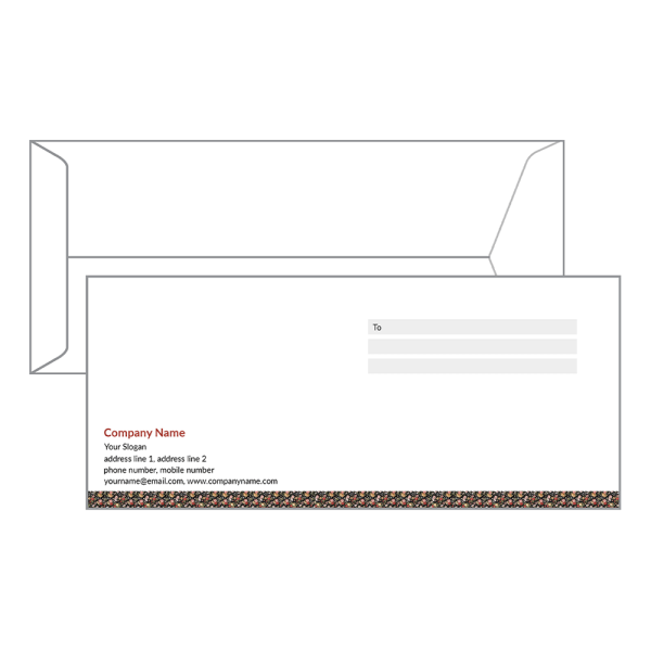 Custom Florist Envelope Design