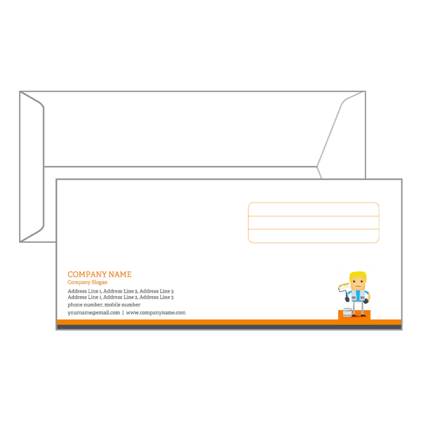 Custom painter Envelope Design