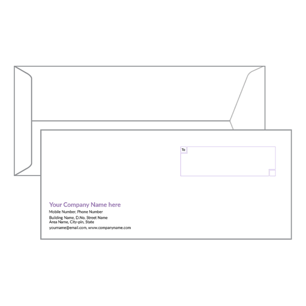 Custom Professional Envelope Design