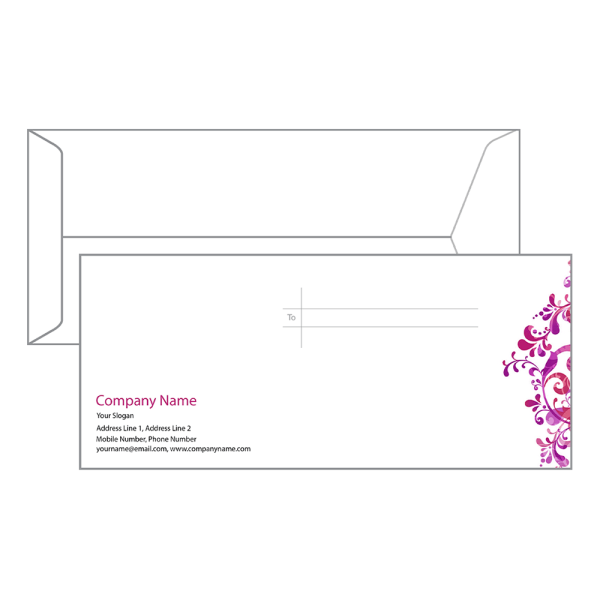 Custom Designer  Envelope Design