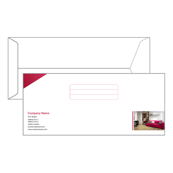 Custom Purple Envelope