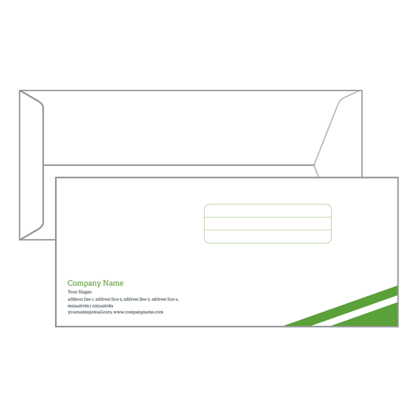 Custom Green Envelope