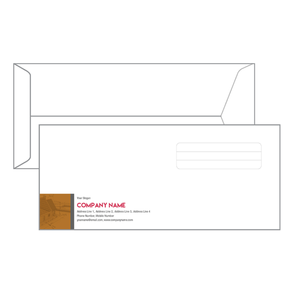 Custom Grey Envelope