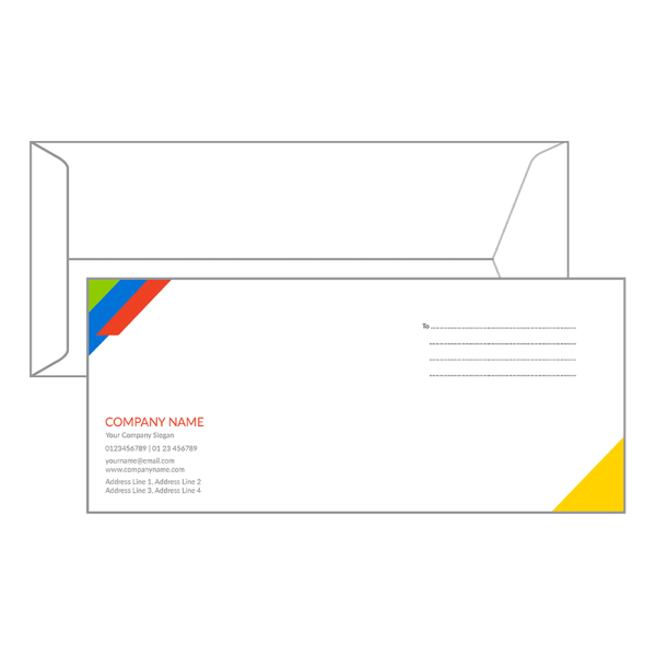 Custom Colorful Envelope