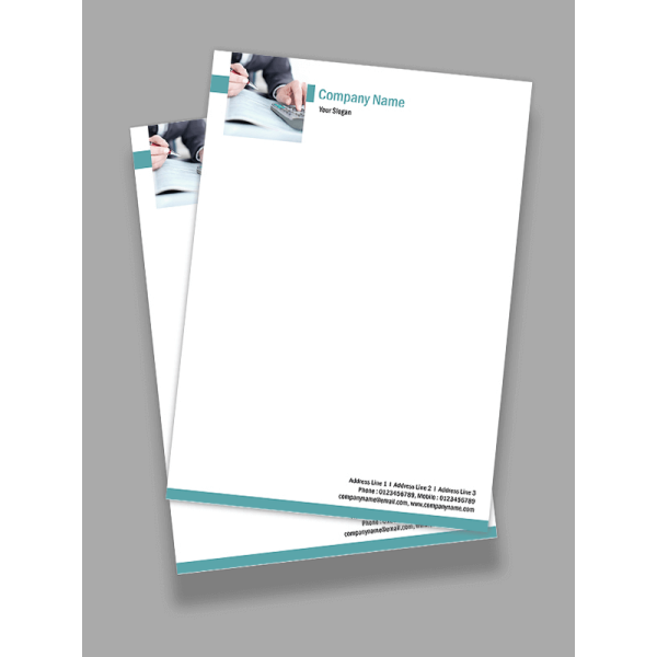 Accountant Letterhead Design Accountant Letterhead Design